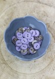 Bouton Matte Pearly 12 mm - Lilas