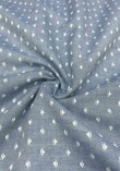 Tissu chambray bio