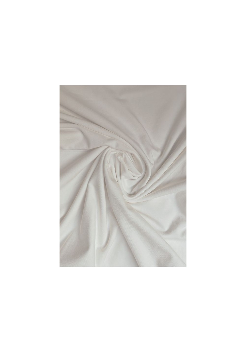 Tissu Jersey Coton - Blanc Cassé