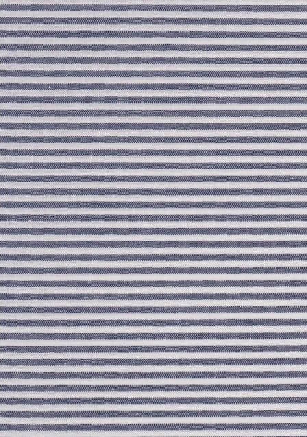 Idée de tissu pour homme avec un chambray à rayures blanches et bleues